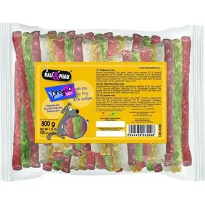 Suns gardumi hau & miau KABANOS 8–9 mm × 12,5 cm, 100 gab. iep., 800 g iep., MIX