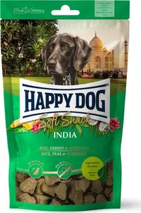Лакомство для собак Happy Dog Soft Snack India кокос и рис 100 г, без сахара, для взрослых собак