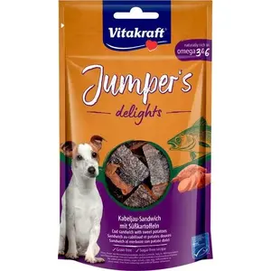 Лакомство для собак Vitakraft Jumpers Delights Sandwich 80 г — вкус: рыба