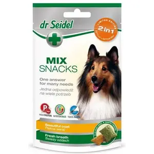 Suņu košļājamie gardumi dr seidel 2‑1 Piekna Sierść & Świeży Oddech 90 g