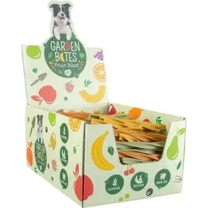 Suņu zobu košļājamais Duvo+ Garden Bites Fruity Dental Swirls S 13 cm — iepakojumā 108 gab.