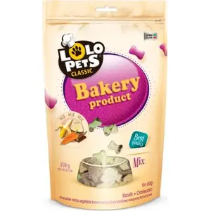 LOLO PETS CLASSIC лакомство для собак Lolo Pets Classic Ciastka – печенье «зверята» микс, 350 г в доипаке