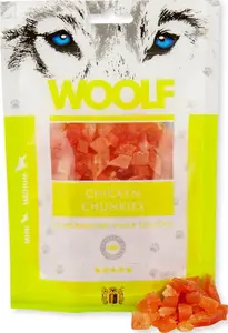 Влажный корм для собак Brit WOOLF 100 г Chicken Chunkies — пауч с кусочками курицы