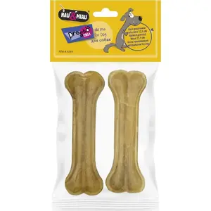 Жевательная кость для собак hau & miau KOŚĆ PRASOWANA 12,5 см, 2 шт в упак., 90 г/упак.