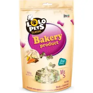 Лакомство для собак LOLO PETS CLASSIC Classic Ciastka mix косточек в пакете doypack S — 350 г