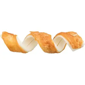 Жевательная игрушка/лакомство Trixie Denta Fun Chicken Chewing Curl 15 см, 35 г — 50 шт. (на развес)