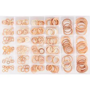 Copper Washers NEO Tools 11-971 — 300 pcs, copper flat sealing washers