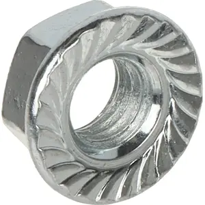 Hex Flange Nut Dedra NK-M8/KL-8 — M8 hexagonal nut with integrated flange