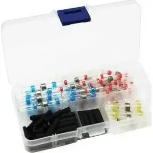 Soldering Quick-Connect Kit with Solder and Heat-Shrink Tubing, No name