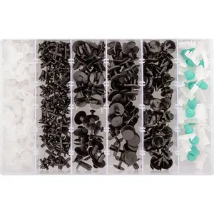Automotive trim clips NEO tools 11-961 — 290 pieces, plastic body for vehicle interior and exterior fastenings