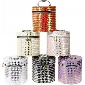 Adar Kuferek L with Mirror and Lock 20×19×20 cm — Cosmetic Storage Case