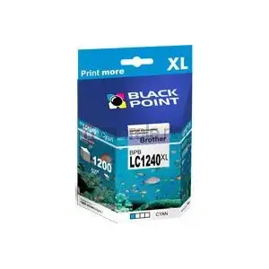 Ink Cartridge BLACKPOINT BPBLC1240C (compatible LC-1240C) — Cyan