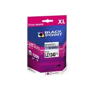 Ink cartridge BLACKPOINT BPBLC1240XLM — magenta replacement for LC-1240M