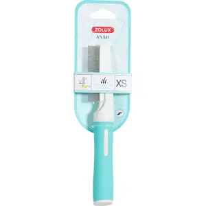 Flea comb for puppies ZOLUX ANAH model 102295 — fine-tooth grooming comb for delicate puppy fur