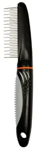 Trixie TRIXIE 23767 Dog Comb / Brush, Black, 220 mm width
