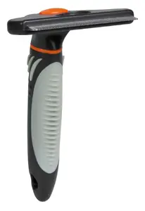 Groomer brush Trixie TRIXIE 24173 for dogs, 80×140 mm, black/grey/orange
