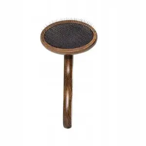 Brush for Animals DKD Home Decor BK-14622 — wooden handle, steel bristles, 11.3×18 cm