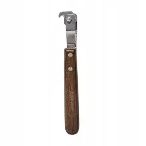 VidaXL pet grooming hook trimmer, beech wood handle, steel blade, size 7×18.4 cm