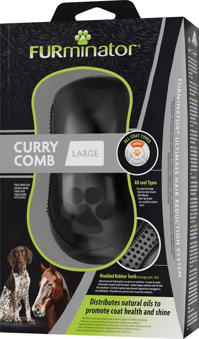 FURminator rubber curry comb Large Photo 2