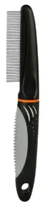 Pet brush/comb Trixie TRIXIE 23771 for dogs, comb, black, width 220 mm