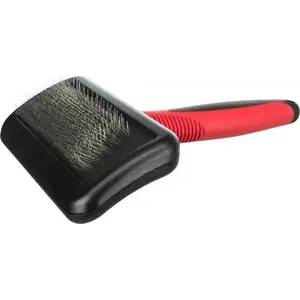 Brush Trixie soft, plastic and metal bristles, 12 x 16 cm