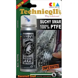 Spray PTFE Dry Lubricant Technicqll M-747 50 ml — 100% PTFE