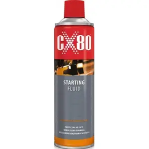 Startera aerosols CX80 CX-312 500 ml — dzinēja iedarbināšanas līdzeklis