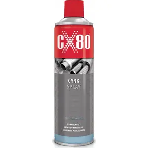 Цинковый антикоррозийный спрей CX80 500 мл — быстросохнущее защитное покрытие