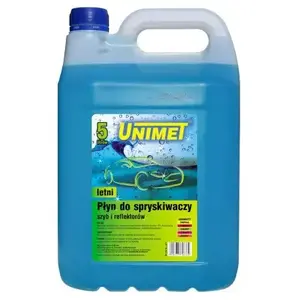 Windshield Washer Fluid Unimet 5 L Summer Ready-to-Use – Low-Temperature Limit Not Applicable