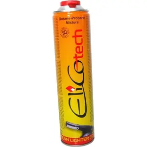 Газовый баллон ElicoTech GZ-200792 — пропан-бутан 336 г (600 мл) для туристических плит и горелок