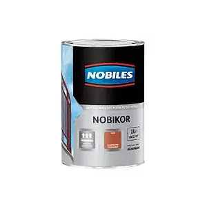 Grunts metālam Nobiles Nobikor A, pelēks, 1 l