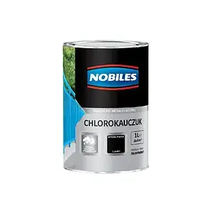 Krāsa Nobiles Emalia Chlorokauczuk balta 1 l (Nobiles 00276)
