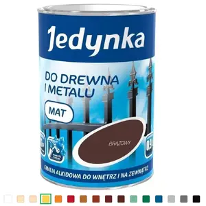 Krāsa Jedynka alkīda emalja gaiši dzeltena 0,9L