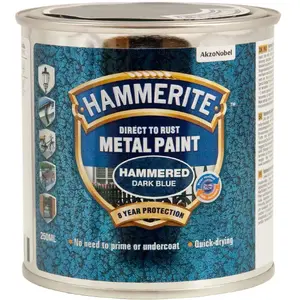Краска HAMMERITE Hammerlak 250 мл — тёмно-синий (ciemnoniebieski)