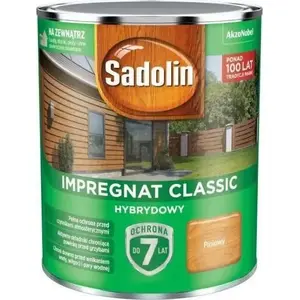 Koka impregnēšanas līdzeklis Sadolin Impregnat Classic Hybrid 7 gadu TEK 2,5 l - aizsargapstrāde
