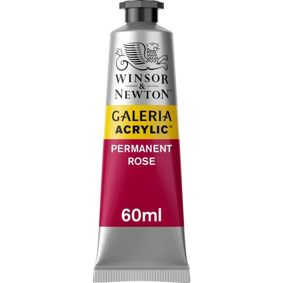 Акриловая краска Winsor & Newton Permanent Rose 60 мл Photo 5