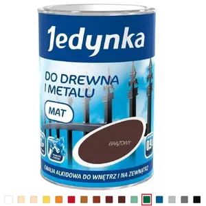 Krāsa Jedynka alkīda emalja tumši zaļa 0,9 l