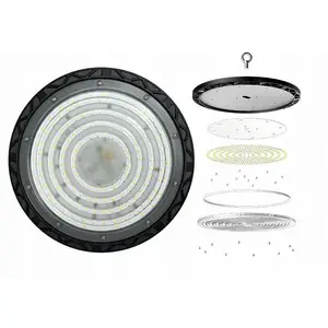 LED UFO lampa NVOX SYRIUSZ 150W 6500K — augstas jaudas rūpnieciskais gaismeklis