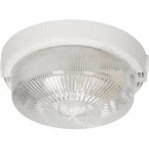 Outdoor lighting fixture ORNO 8080T-RIVA, 100W, E27, IP44, transparent glass shade, cable gland