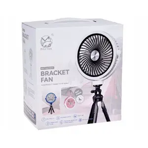 Desk Fan Jokomisiada ZA5609 — cordless USB fan, 3-speed airflow, model ZA5609 NI