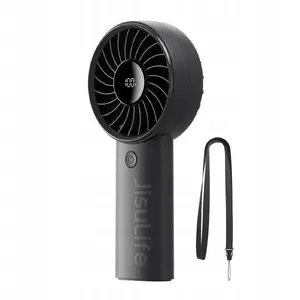 Rokas ventilators Jisulife Life4 3600mAh portatīvs USB — melns