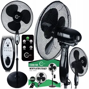 No name WS2 standing fan with remote control — large model