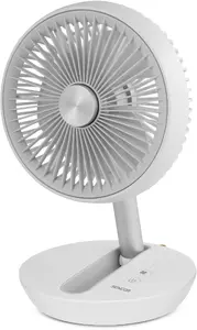 Pārnēsājams bezvadu ventilators Ronic Zyle SFE 0773WH AKU, 14.4 cm lāpstiņas, 4000 mAh akumulators