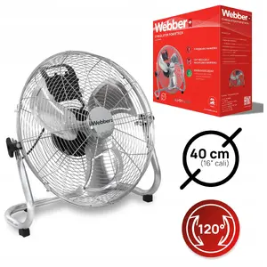 Grīdas gaisa cirkulators Webber 40 cm modelis 05FF400A, klusa darbība