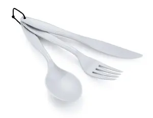 Utensil set GSI Outdoors 70502 — Acetal, Silver, 200×43×33 mm