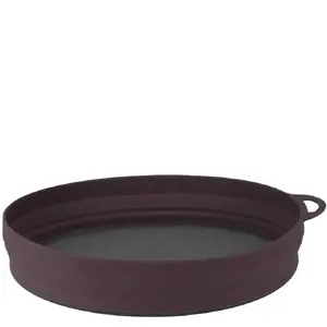 Silicone Ellipse Flexi-Plate by LIFEVENTURE — foldable silicone plate, purple