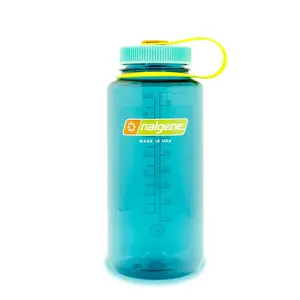 Ūdens pudele Nalgene Wide Mouth Sustain 1000 ml — atkārtoti lietojama plastmasas pudele ar plašu kakliņu