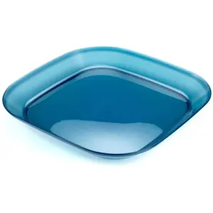 Plate by gsi outdoors — INFINITY PLATE - BLUE (lightweight outdoor plate)