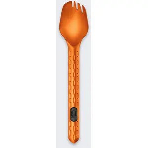 Daudzfunkciju dakša Gerber ComplEat MultiFork O — salokāma nometņu trauku dakša ar ievelkamu attaisāmo