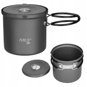 Camping Pot Nils Extreme NC4202, Aluminum with Lid, 1000 ml